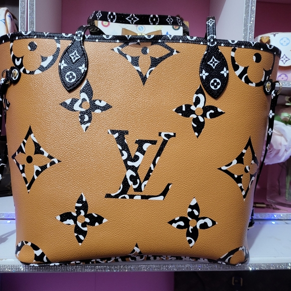 LOUIS-VUITTON JUNGLE SAFARI NEVERFULL - Picture 3 of 10